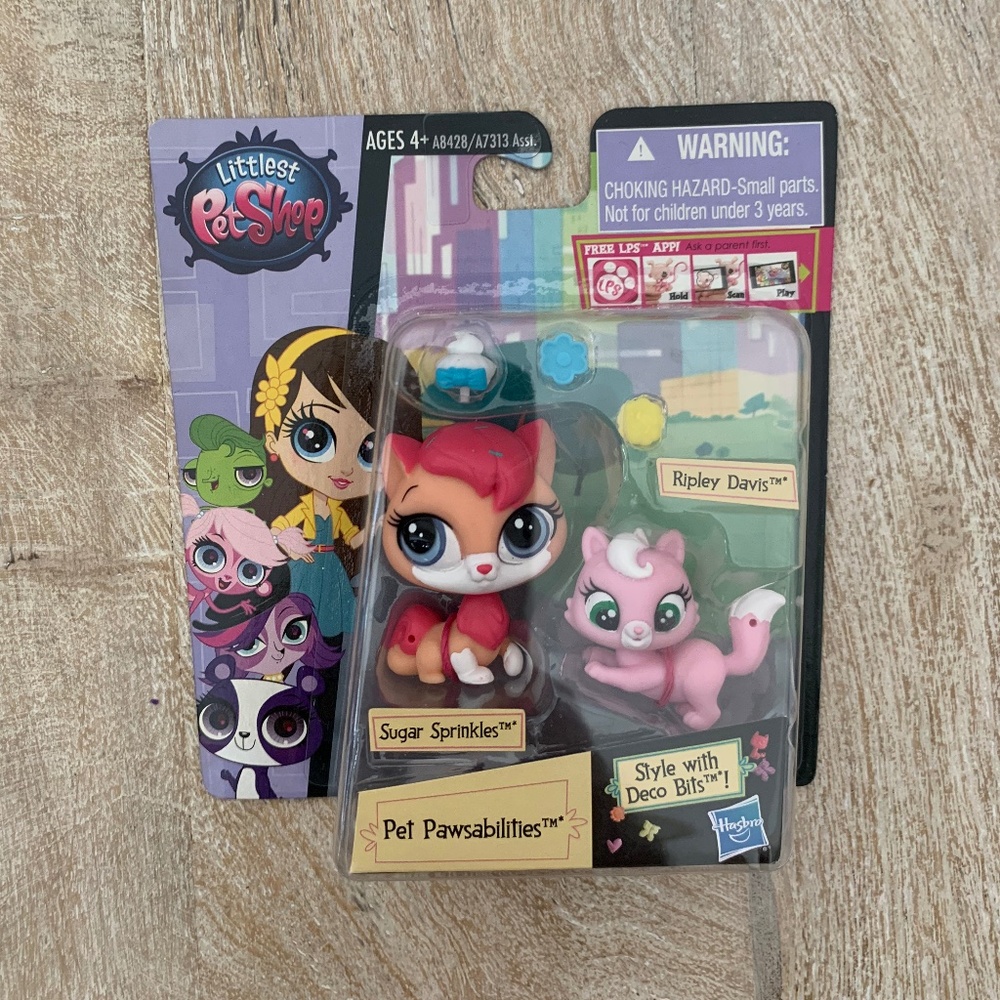 Littlest Pet shop, Pet pawsabilities, Sugar Sprinkles and Ripley Davis